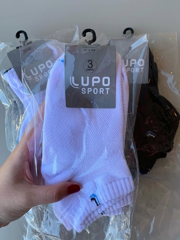 Kit Meias Lupo Cano Curto Unisex 33 A 36