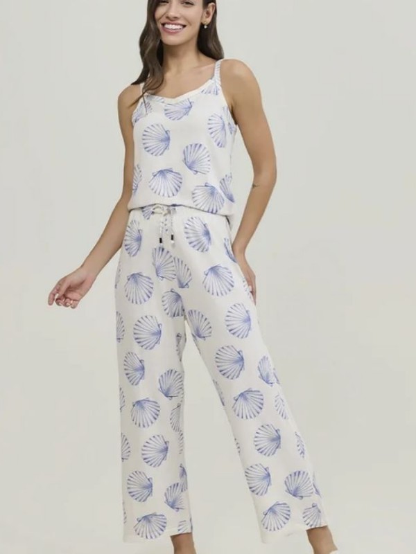 Pijama Adulto Feminino Pantacourt C/ Alça Dolce Vita