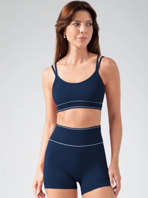 Short Fit Cós Alto Sem Costura da coleção Seamless Adapt