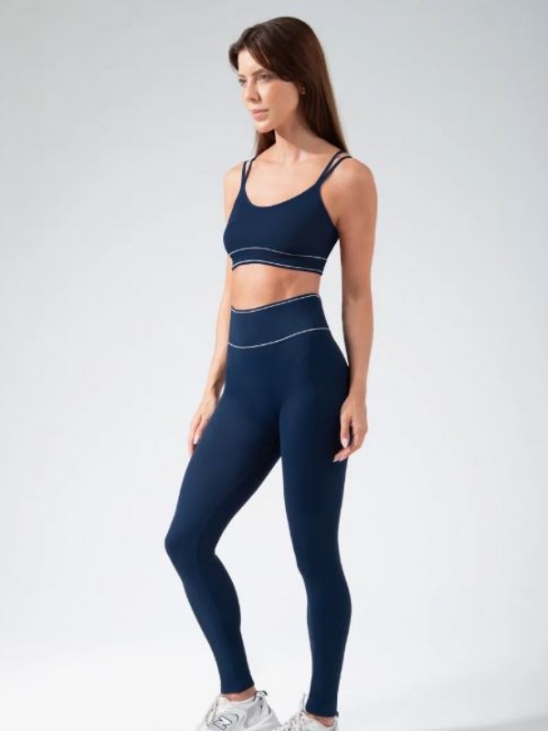 Calça Legging Cós Alto Sem Costura